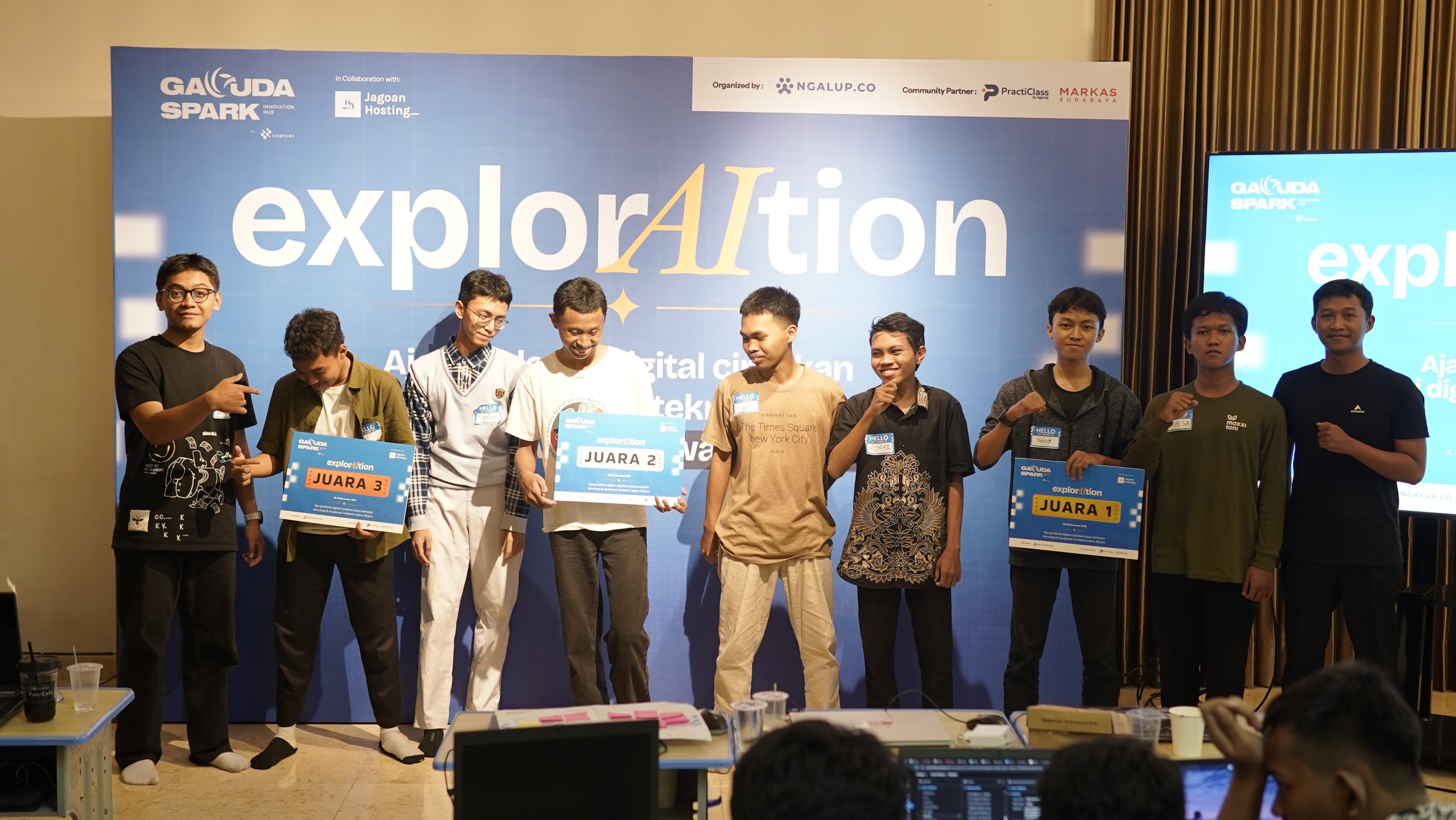 Juara 1 ExplorAItion 2025: Hackathon AI 48 Jam di Surabaya - Thumbnail 3
